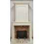 Rare little fire place with a trumeau